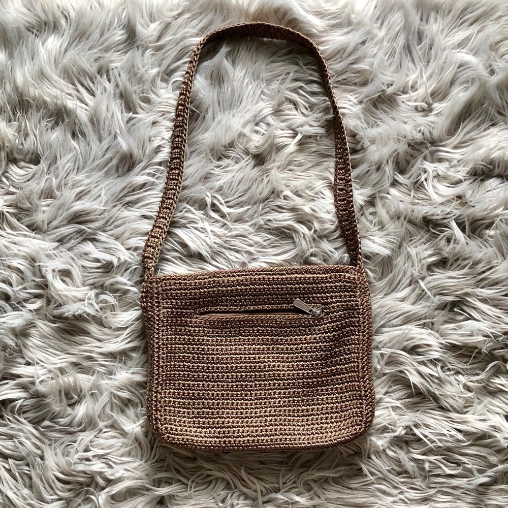 The Sak Gold Small Shoulder Bag
